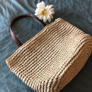 Straw Tote Bag